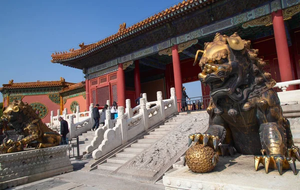 Beijing China Outubro 2017 Cidade Proibida Museu Palácio Palácio Imperial — Fotografia de Stock
