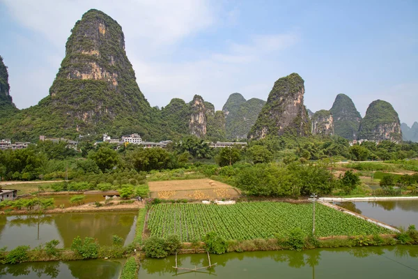 Lijiang Een Rivier Chinese Autonome Regio Guangxi Zhuang Het Stroomt — Stockfoto