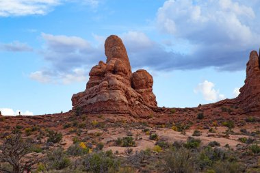 Arches Ulusal Parkı manzaraları, Utah, ABD