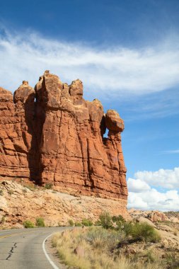 Arches Ulusal Parkı manzaraları, Utah, ABD