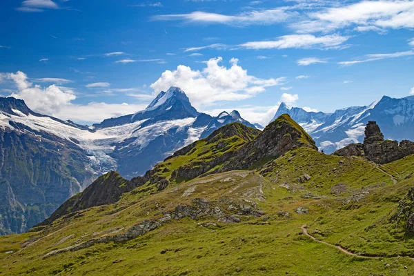 Podzimní Krajina Oblasti Jungfrau — Stock fotografie