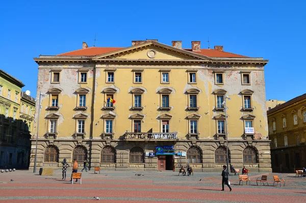 Timisoara liberty edificio quadrato — Foto Stock
