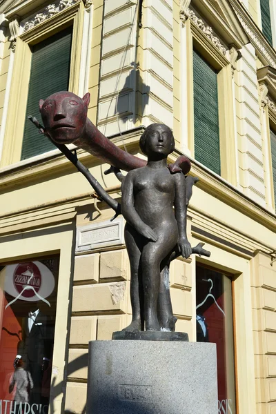 Timisoara eva statue editorial — Stock Photo, Image