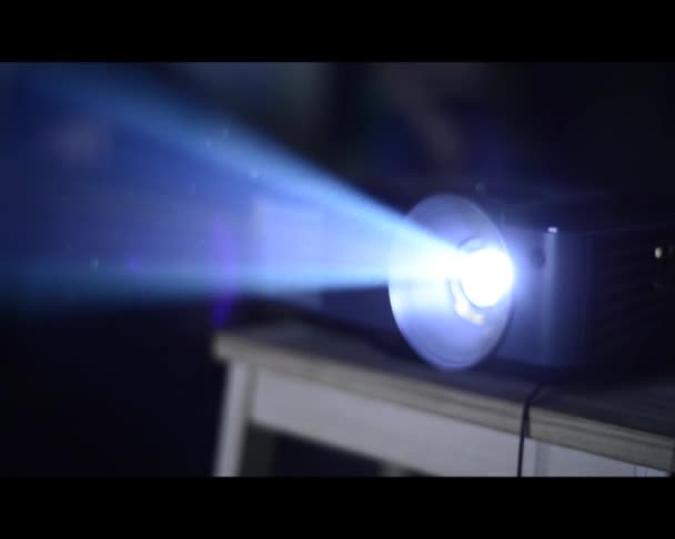 Movie Projector Ray — Stock Video