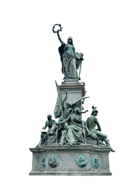 Arad Statua wolności na białym tle — Zdjęcie stockowe
