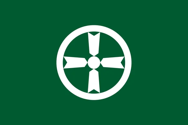 Akita city flag — Stock Photo, Image