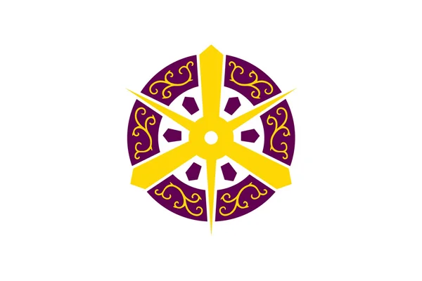 Kyoto city flag — Stock Photo, Image