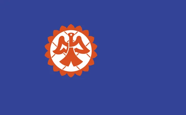 Σημαία πόλεων Suita — Φωτογραφία Αρχείου