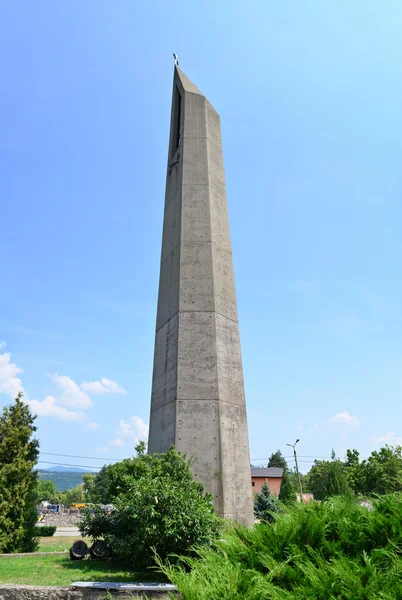 Torre de la iglesia orsova — Foto de Stock