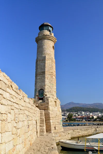 Památného majáku Rethymno — Stock fotografie