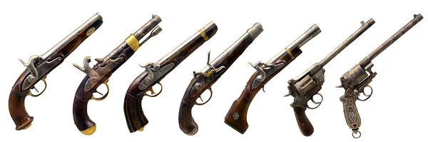 Old guns collection — Stock Photo, Image