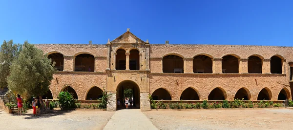 Arkadi klooster ingang — Stockfoto