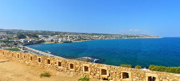 Rethymno Fortezza fort uitzicht op de stad — Stockfoto
