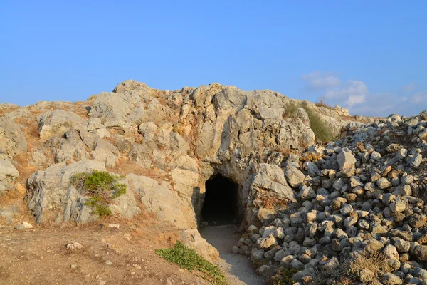 Rethymno Fortezza fästning cave — Stockfoto