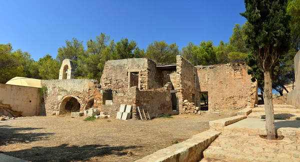 Ruiny kaplicy Rethymno Fortezza — Zdjęcie stockowe