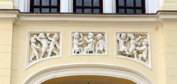 Baile Herculane Town Romania Old Casino Building Architecture Detail — Stock Photo, Image