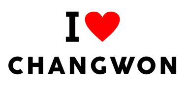 Changwon şehrini kalp yolculuğu turizmi sembolü gibi seviyorum.