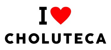 Choluteca şehrini seviyorum. Kalp yolculuğu turizmi sembolü gibi.