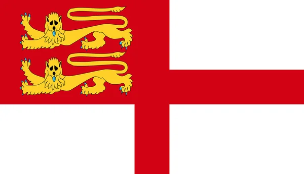 Sark flag — Stock Photo, Image