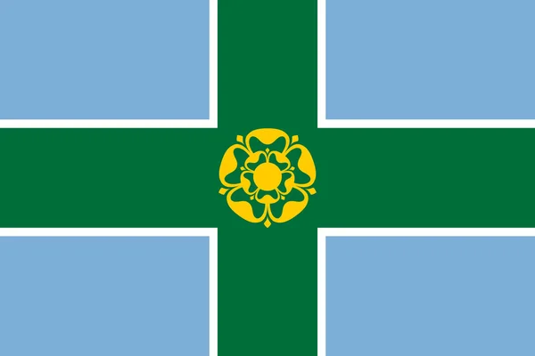 Bandera de Derbyshire — Foto de Stock