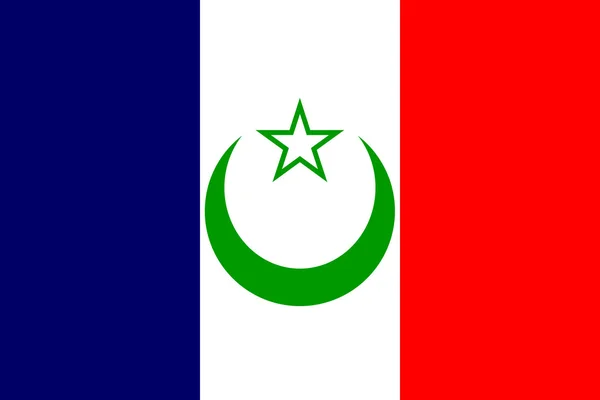 法国摩洛哥国旗 — 图库照片