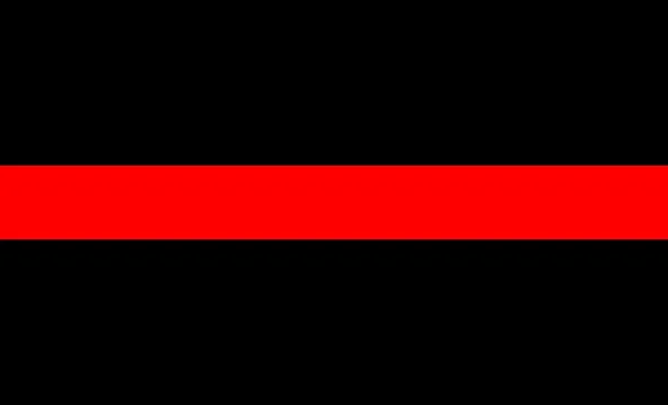 Flaga cienka czerwona linia — Zdjęcie stockowe