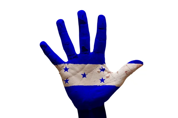 Palm прапор Гондурасу — стокове фото