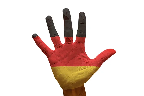 Palm vlag Duitsland — Stockfoto