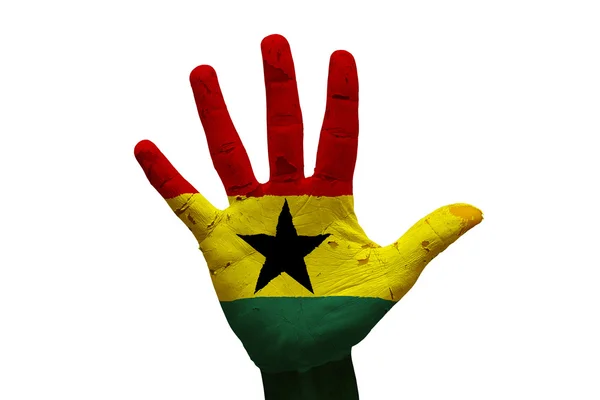 Bandera de palma ghana —  Fotos de Stock
