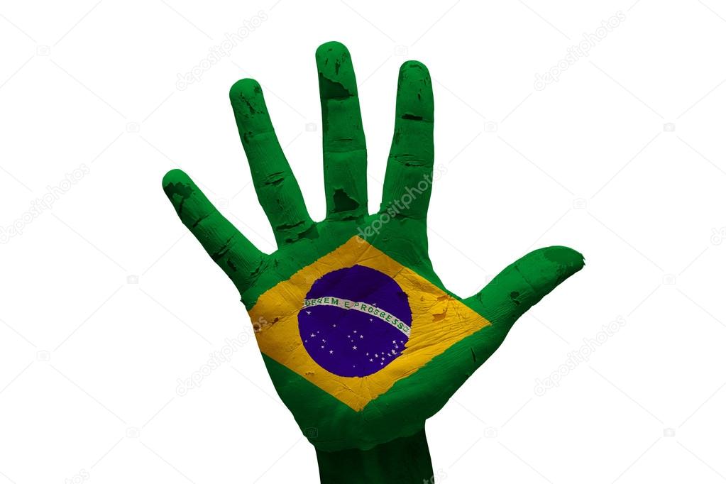 palm flag brazil