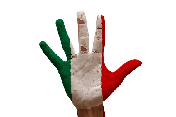 Bandiera di palma italia — Foto Stock