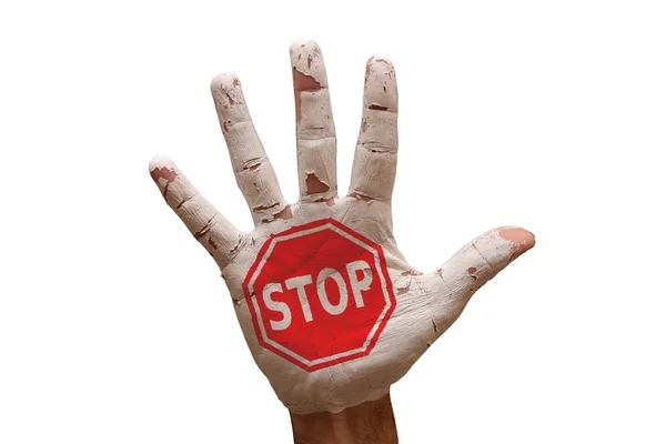 Palm stop — Stock Photo, Image