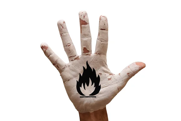 Palm flammable — Stock Photo, Image