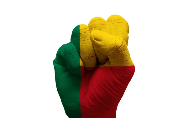 Fist flag — Stock Photo, Image