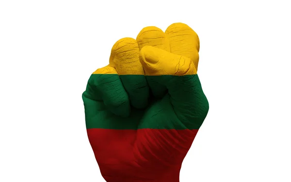 Flagga knytnäve — Stockfoto