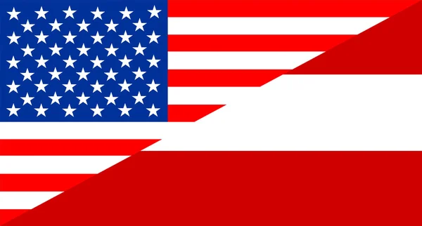 USA Österrike — Stockfoto