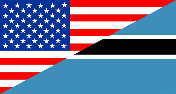 США Ботсвани — стокове фото