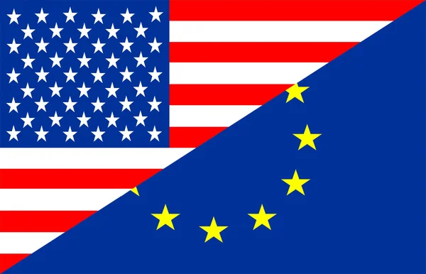 USA und Europa — Stockfoto