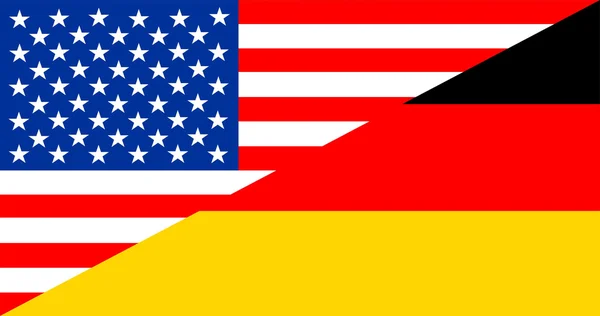 USA Německo — Stock fotografie