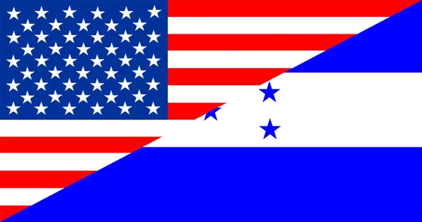 USA honduras — Stock fotografie