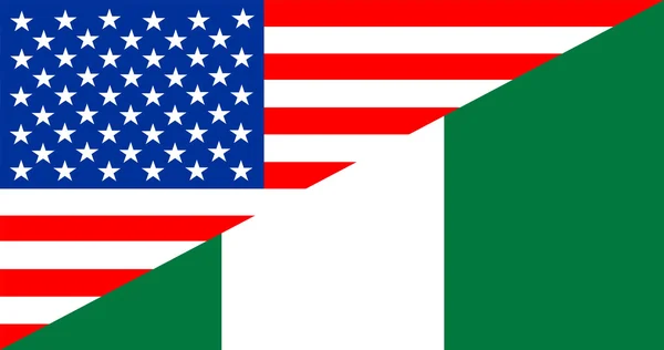 Usa nigeria – stockfoto