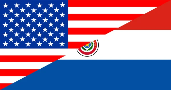 USA paraguay — Stock fotografie