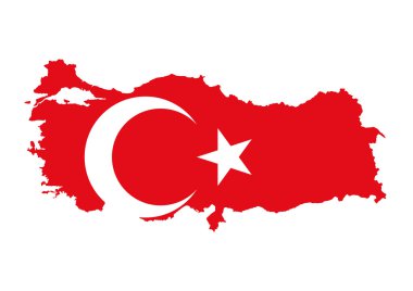 Türkiye bayrağı Haritası