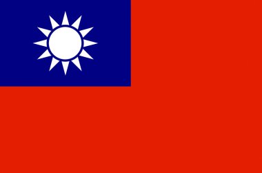 taiwan flag clipart