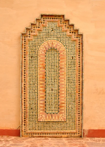 Оформление стен в Медине — стоковое фото