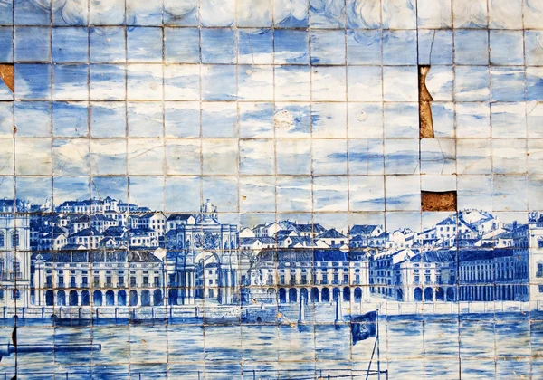 Lissabon mosaik — Stockfoto