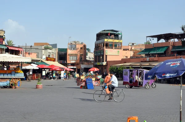 Náměstí Djemaa el-fna — Stock fotografie