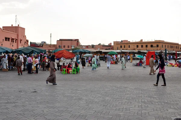 Plaza Djemaa el-fna — Foto de Stock