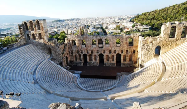 Odeon Heroda Attyka — Zdjęcie stockowe