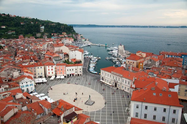 Piran stad — Stockfoto